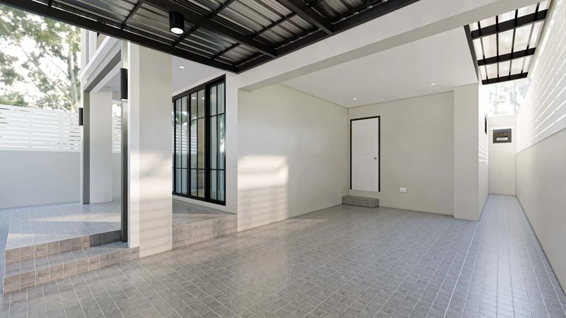 Современный двухэтажный дом с 4 спальнями в районе Вичит, Пхукет в  Phanasan Thep Anusorn village