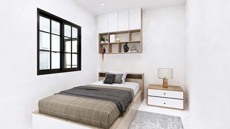 Современный двухэтажный дом с 4 спальнями в районе Вичит, Пхукет в  Phanasan Thep Anusorn village