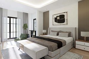 Современный двухэтажный дом с 4 спальнями в районе Вичит, Пхукет в  Phanasan Thep Anusorn village