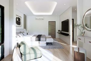 Современный двухэтажный дом с 4 спальнями в районе Вичит, Пхукет в  Phanasan Thep Anusorn village