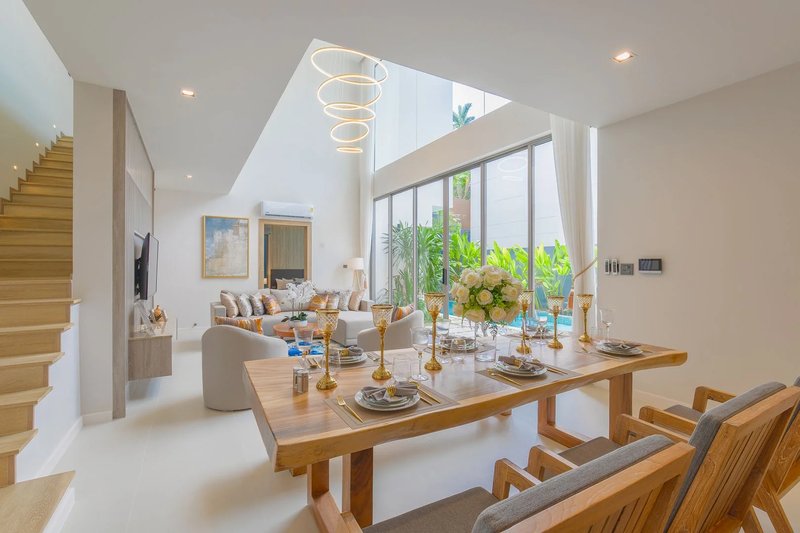 Two-storey 3 bedroom villa with private pool in Talang area, Phuket at Zenithy Connext Complex