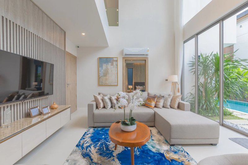 Two-storey 3 bedroom villa with private pool in Talang area, Phuket at Zenithy Connext Complex