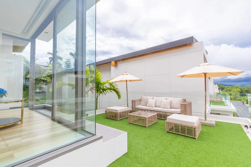 Two-storey 3 bedroom villa with private pool in Talang area, Phuket at Zenithy Connext Complex