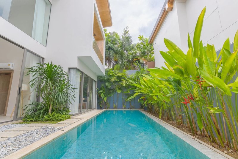 Two-storey 3 bedroom villa with private pool in Talang area, Phuket at Zenithy Connext Complex