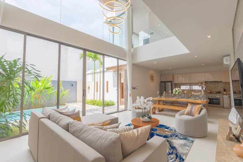 Two-storey 3 bedroom villa with private pool in Talang area, Phuket at Zenithy Connext Complex