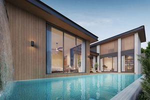 3 Bedroom Villa with Private pool in Talang Area, Phuket at Patina Courtyard