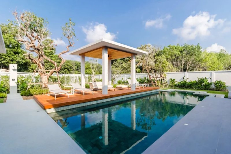 Finished Villa Botanica Lakeside at Layan Beach, Phuket