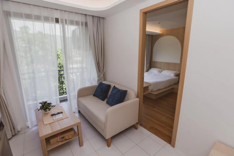 Studio apartment with panoramic mountain views near Kamala Beach, Phuket for rent in Fantasea Condo Kamala complex