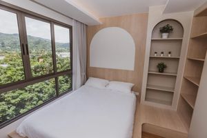 Studio apartment with panoramic mountain views near Kamala Beach, Phuket for rent in Fantasea Condo Kamala complex