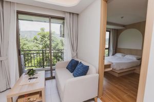 Studio apartment with panoramic mountain views near Kamala Beach, Phuket for rent in Fantasea Condo Kamala complex