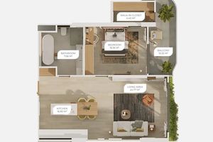 1 Bedroom Corner Apartment near Layan Beach, Phuket in Layan Green Park