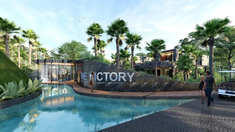 Two-storey 3 bedroom villa with private pool in Talang area, Phuket at The Victory