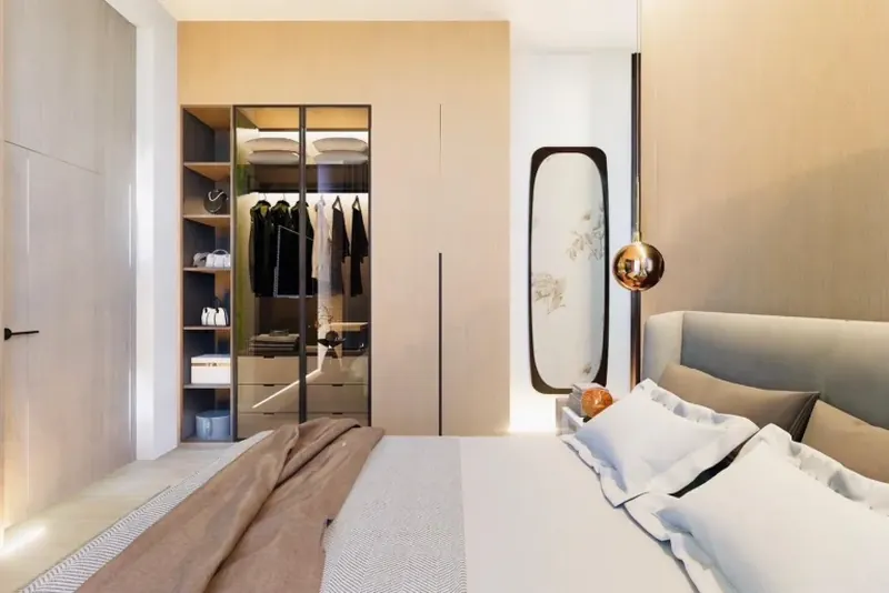 ห้องนอนของวิลล่า ในเทพกระษัตรี