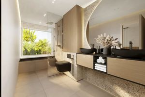 Two-storey villa Breeze with 4 bedrooms and a swimming pool in Chalong area in Mutti Family Villas complex