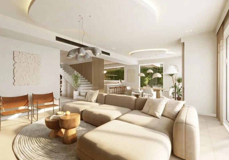 Two-storey villa Breeze with 4 bedrooms and a swimming pool in Chalong area in Mutti Family Villas complex