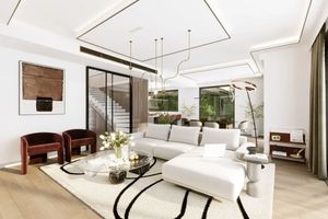 Two-storey villa Breeze with 4 bedrooms and a swimming pool in Chalong area in Mutti Family Villas complex