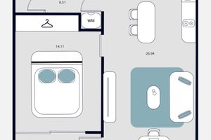 One Bedroom Deluxe Condo Apartment in Rawai, Phuket at Essence Residence