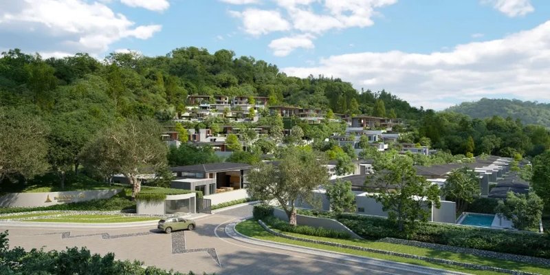 4 Bedroom villa with private pool near Kamala Beach, Phuket in Botanica Montazure