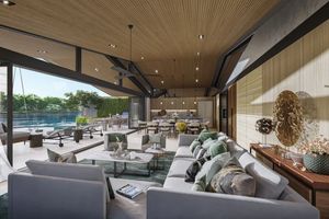 Luxury villa with pool on the lake in Laguna area, Phuket in the elite complex Laguna Lakelands Waterfront Villas