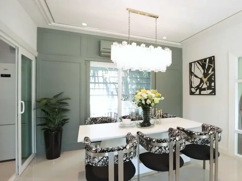 Kitchen of villa in Pa Khlok