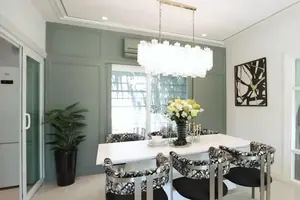 Kitchen of villa in Pa Khlok