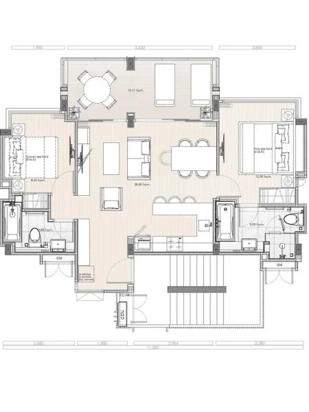 2 Bedroom Apartment with Panoramic Sea View 150 meters from Nai Yang Beach, Phuket at Beachfront Bliss