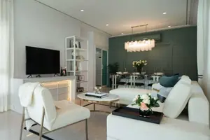 Living room of villa in Pa Khlok