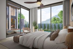 3 Bedroom Villa with Private pool in Talang Area, Phuket at Patina Courtyard