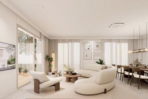 Two-storey 3 bedroom villa with private pool next to HeadStart International School, Phuket in the new MORI complex