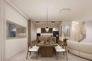 Two-storey 3 bedroom villa with private pool next to HeadStart International School, Phuket in the new MORI complex