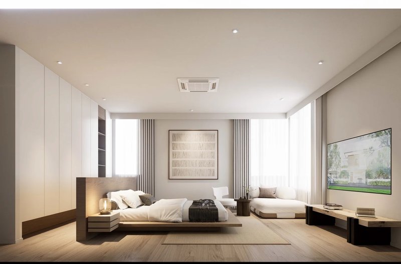 Two-storey 3 bedroom villa with private pool next to HeadStart International School, Phuket in the new MORI complex