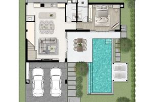 3 Bedroom Villa with Pool in Talang Area, Phuket at Serene Raya Bang Jo