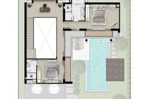 3 Bedroom Villa with Pool in Talang Area, Phuket at Serene Raya Bang Jo