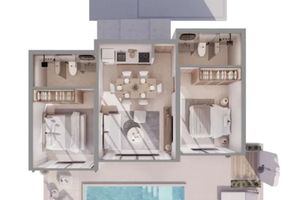 วิลล่า 2 ห้องนอนพร้อมสระว่ายน้ำในถลางภูเก็ตที่ซันไรส์เอสเตท