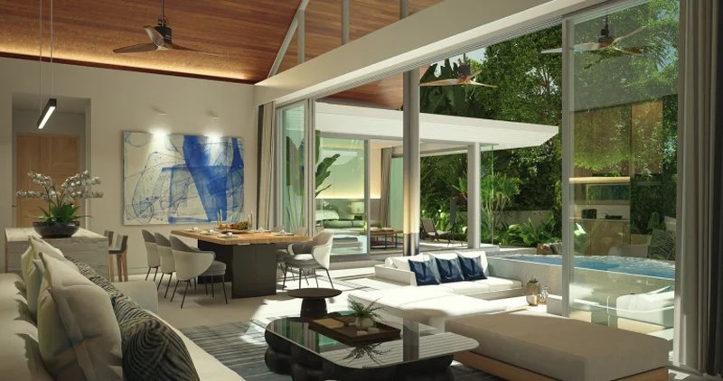 3 Bedroom Villa with private pool near Bang Tao, Phuket at Botanica Louvre