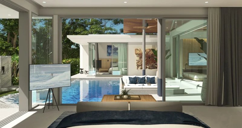 3 Bedroom Villa with private pool near Bang Tao, Phuket at Botanica Louvre