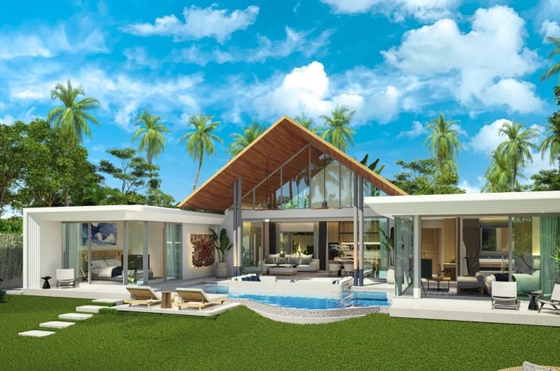 3 Bedroom Villa with private pool near Bang Tao, Phuket at Botanica Louvre