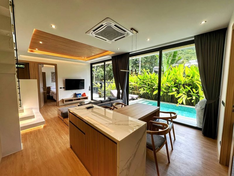 Finished 3 bedroom villa with pool near Naithon Beach, Phuket at Aileen Villas The Tropico