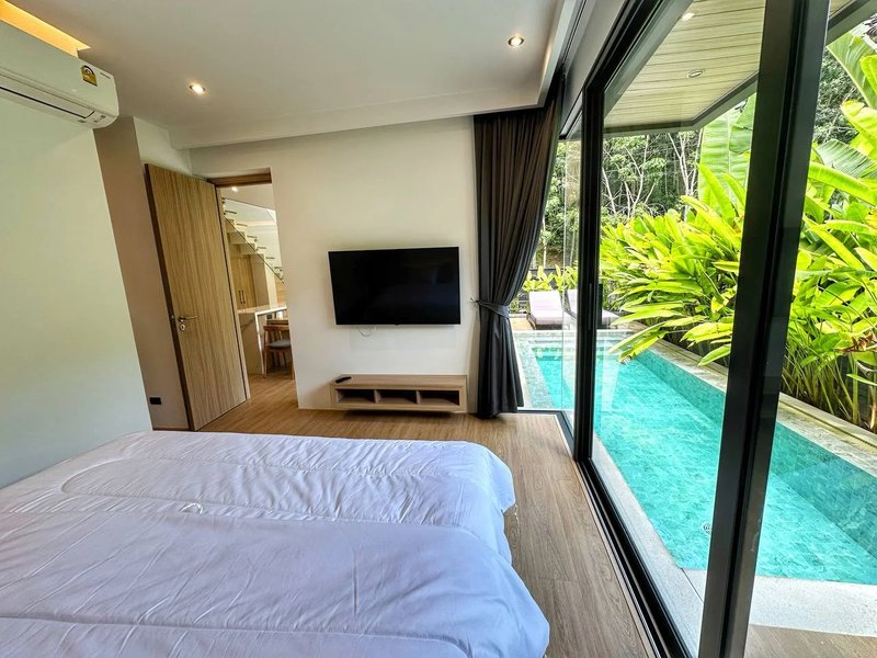 Finished 3 bedroom villa with pool near Naithon Beach, Phuket at Aileen Villas The Tropico