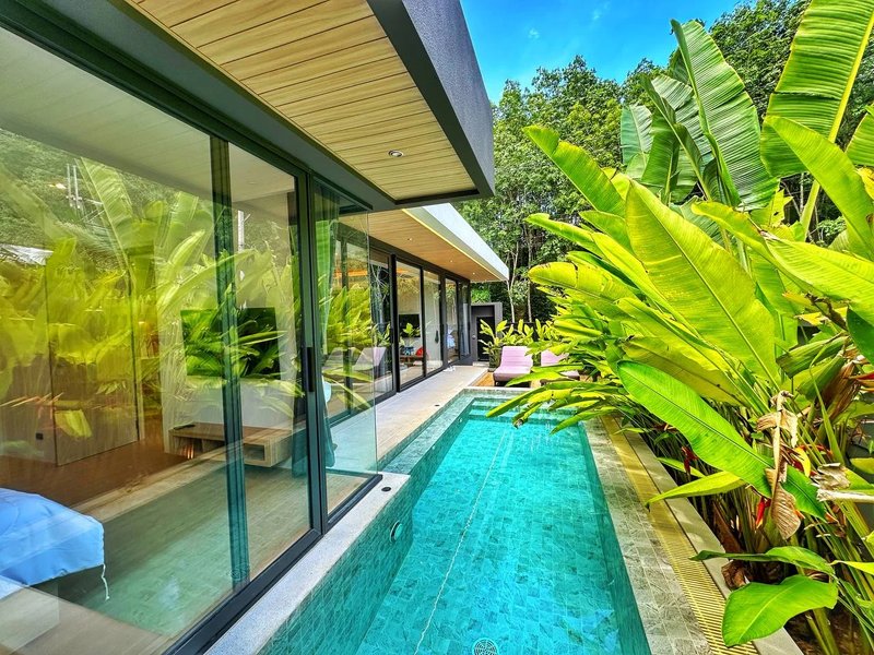 Finished 3 bedroom villa with pool near Naithon Beach, Phuket at Aileen Villas The Tropico