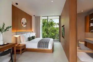 Bedroom of villa in Choeng Thale