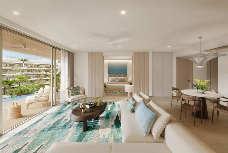 Bedroom of condo in Bangtao