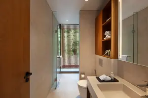Bathroom of villa in Choeng Thale