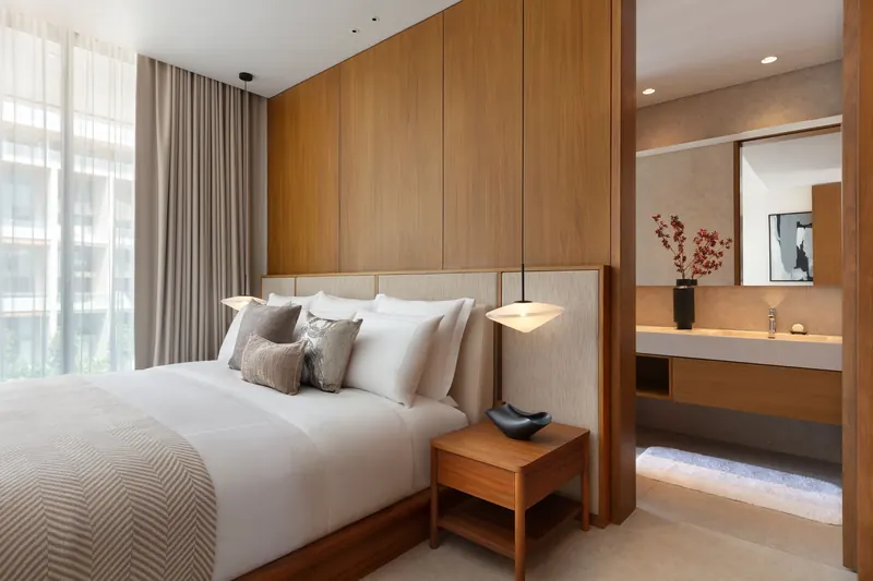 Bedroom of villa in Choeng Thale