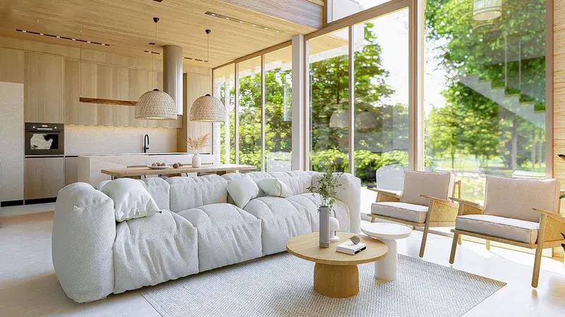 Interior of villa in Si Sunthon