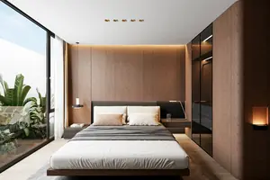 Bedroom of villa in Rawai