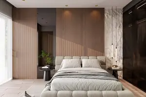 Bedroom of villa in Rawai