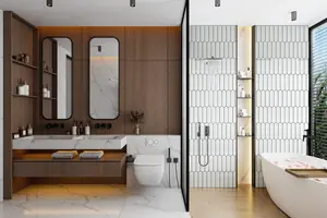 Bedroom of villa in Rawai