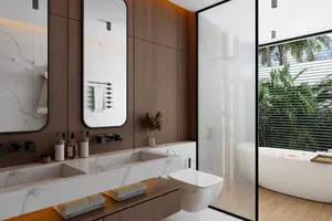 Bedroom of villa in Rawai