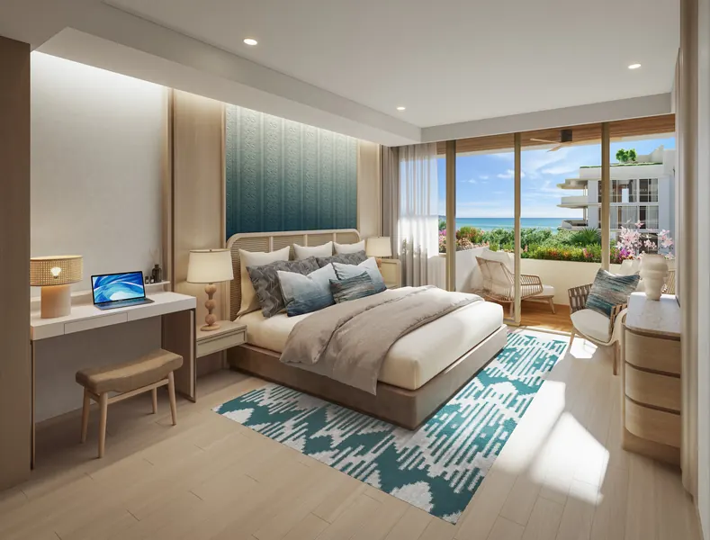 Bedroom of condo in Bangtao